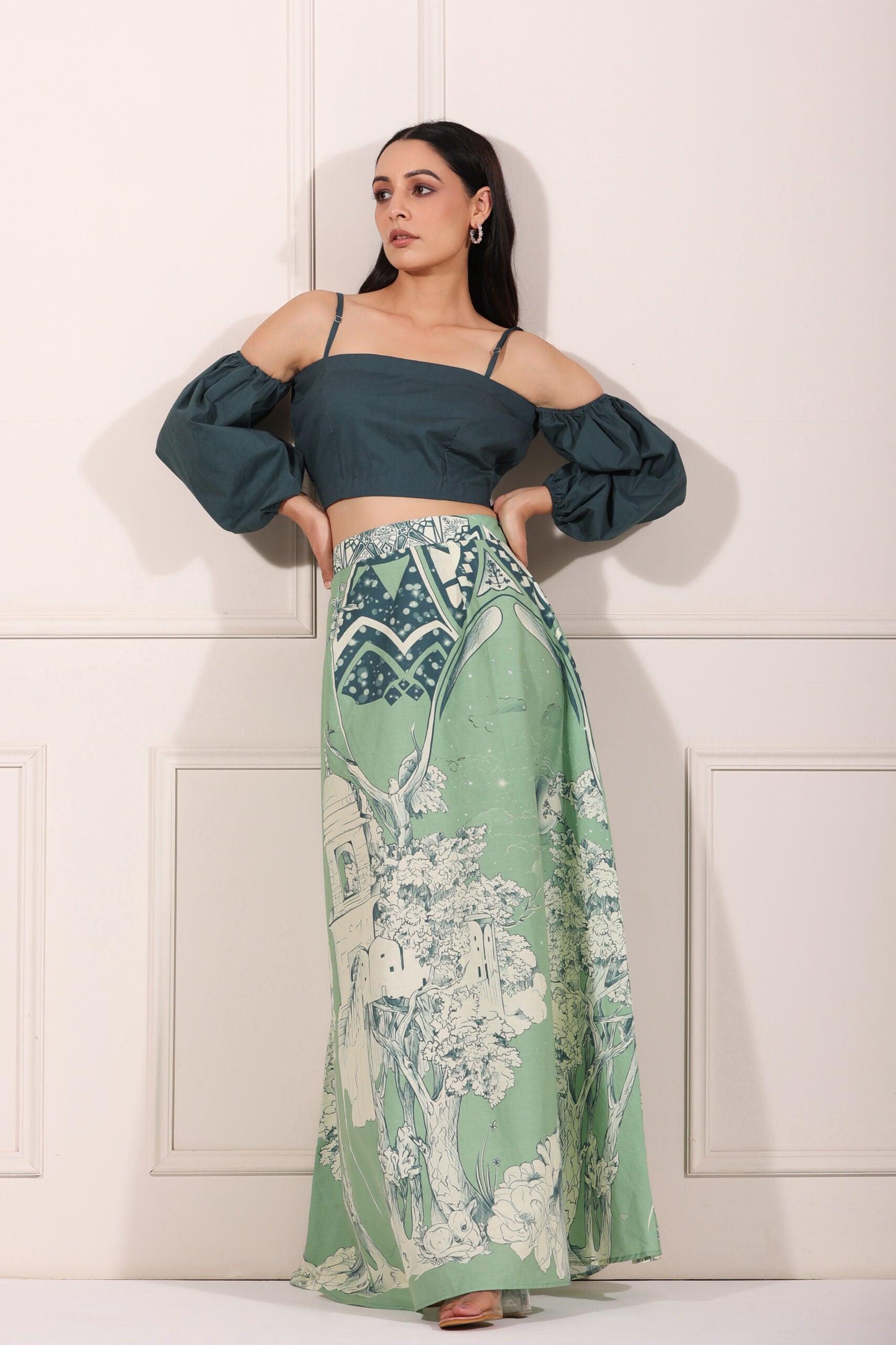 MOH  The eternal dhaga- Tales Of JAIPUR Skirt Co-ord set