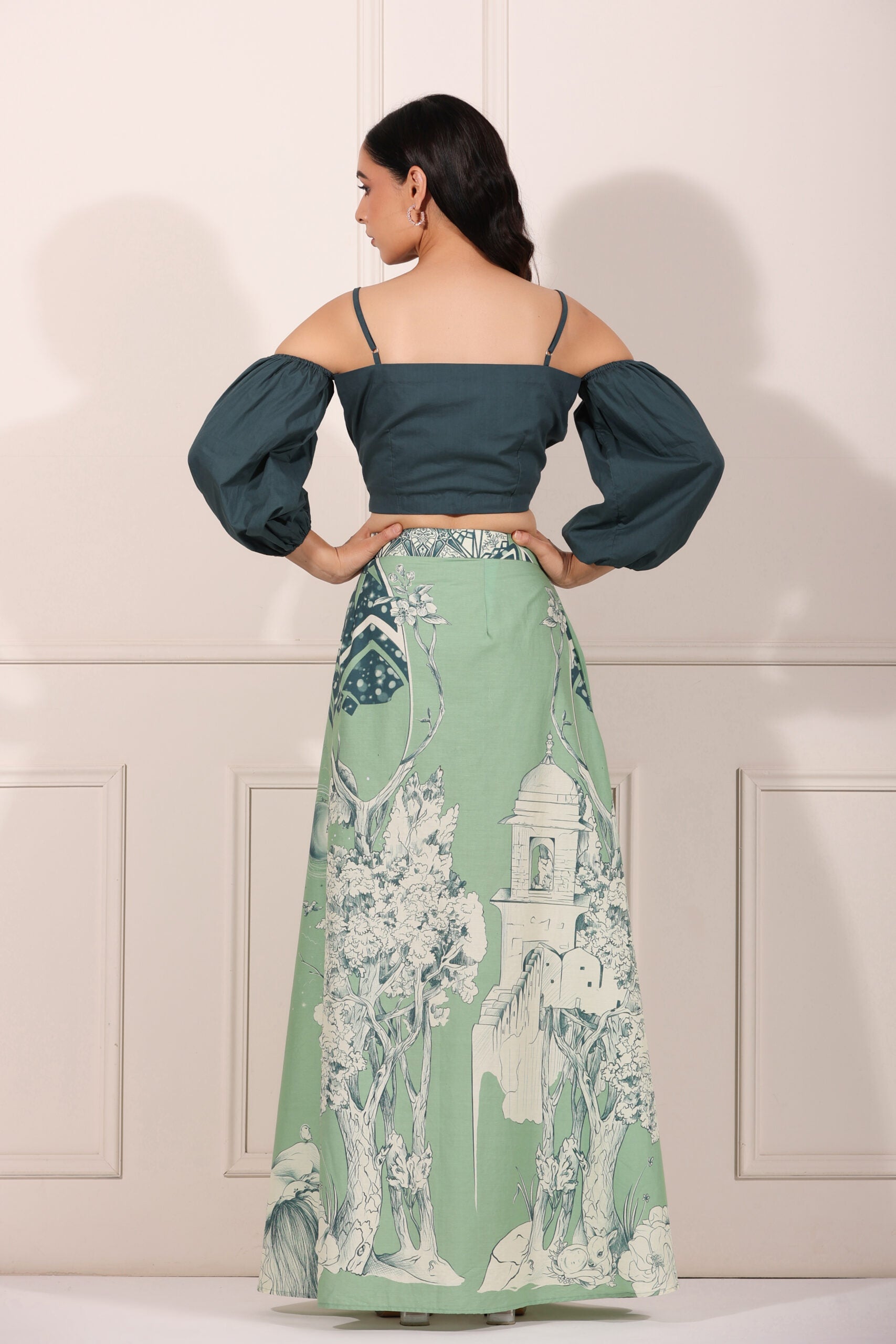 MOH  The eternal dhaga- Tales Of JAIPUR Skirt Co-ord set