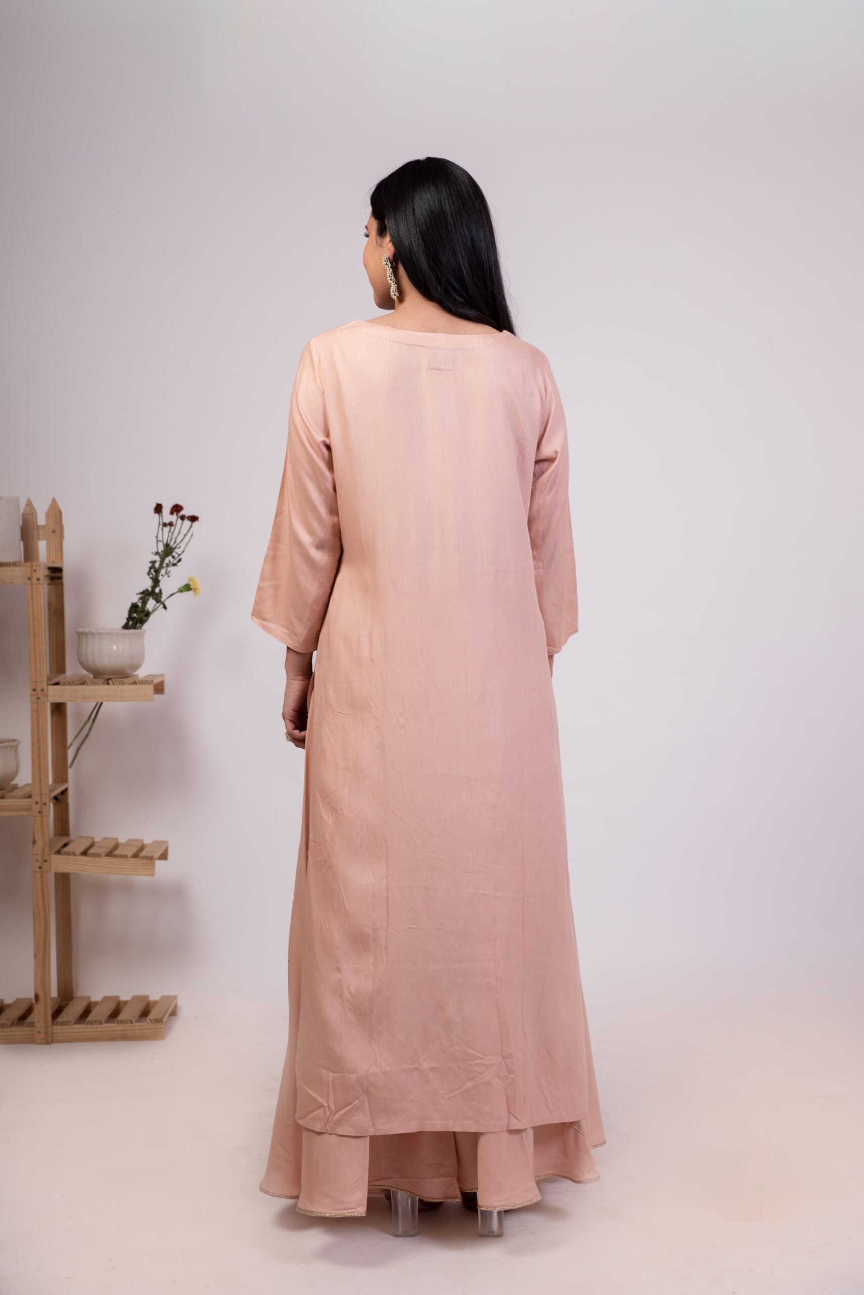 Moh The eternal dhaga- Mauve Pink Kurta Palazzo set