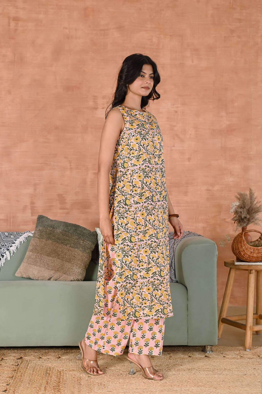 Marigold Vine Kurti Set