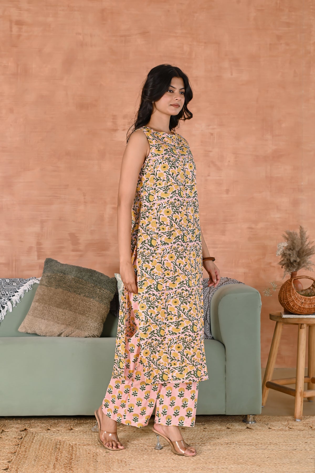 Marigold Vine Kurti Set