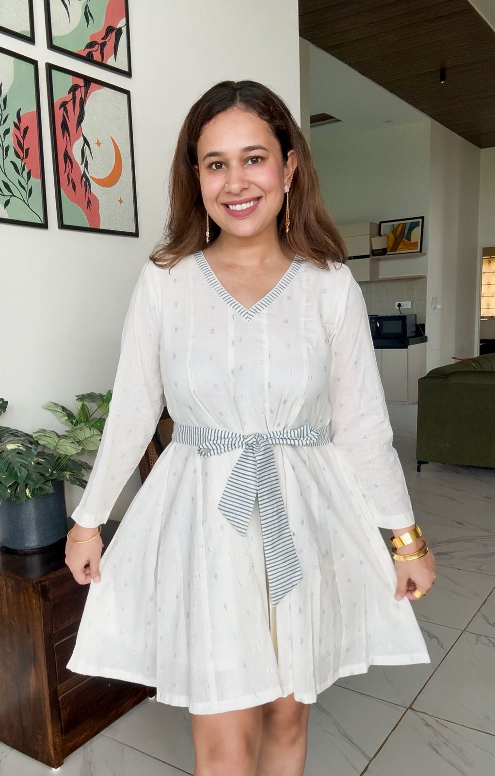 Cotton Mul Mul dress