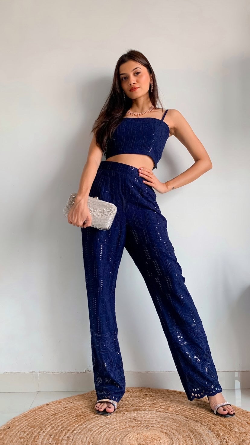 Chikankari bandeau