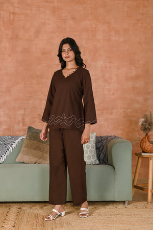 Cocoa Wave Co-ord Set