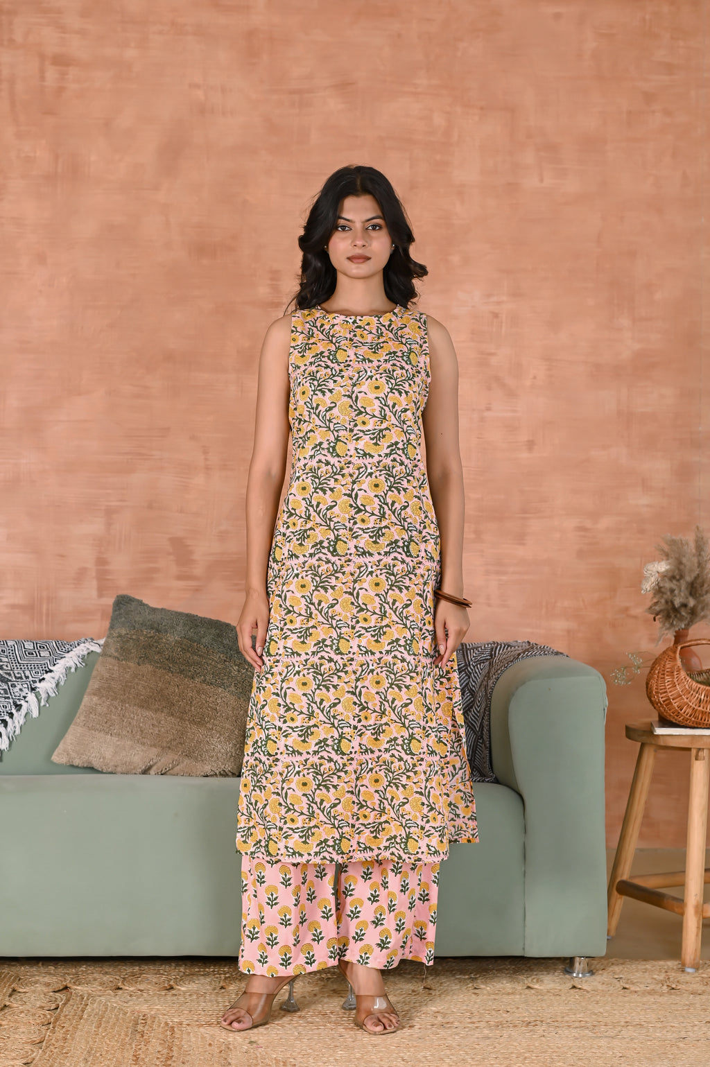 Marigold Vine Kurti Set