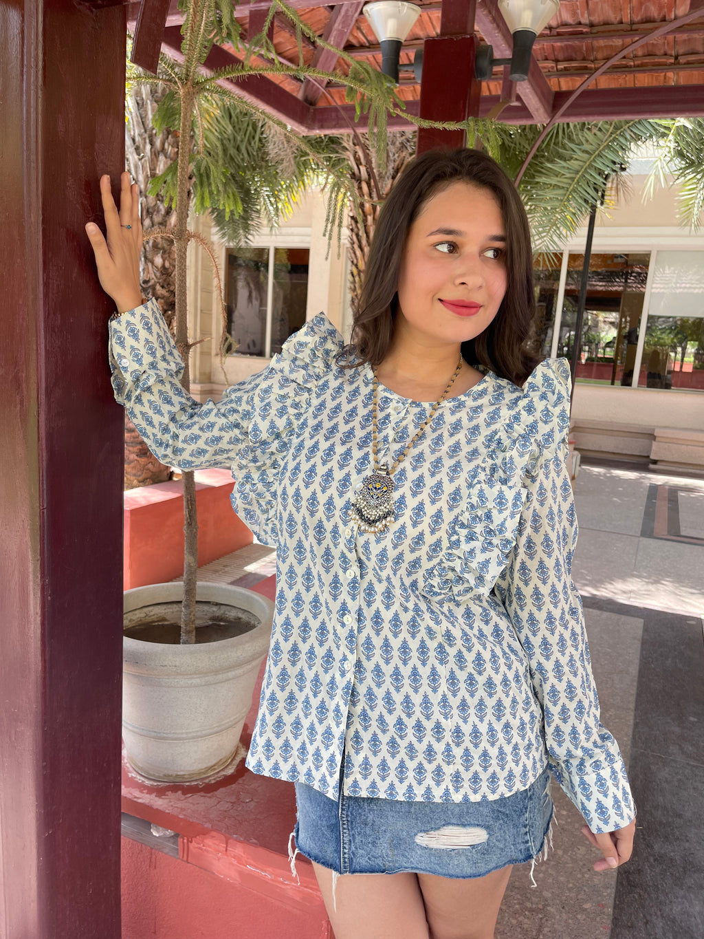 Butta Ruffle shirt