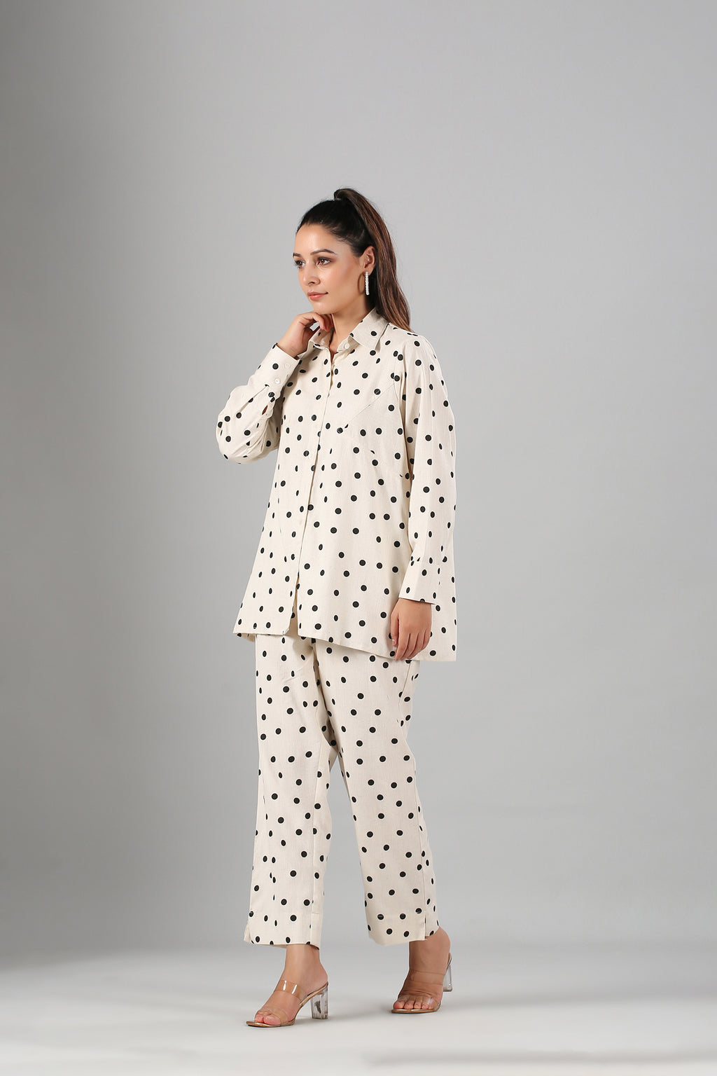 Stylish Polka Co Ord Set