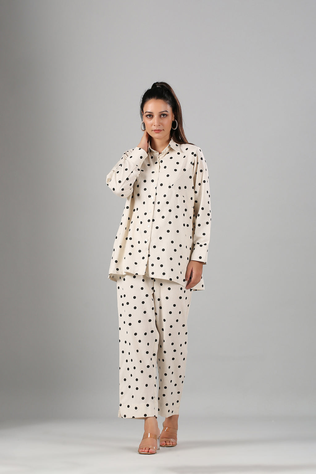Stylish Polka Co Ord Set