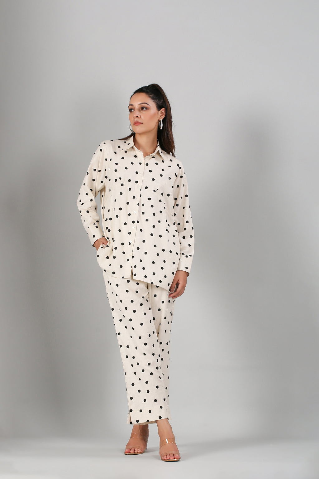 Stylish Polka Co Ord Set