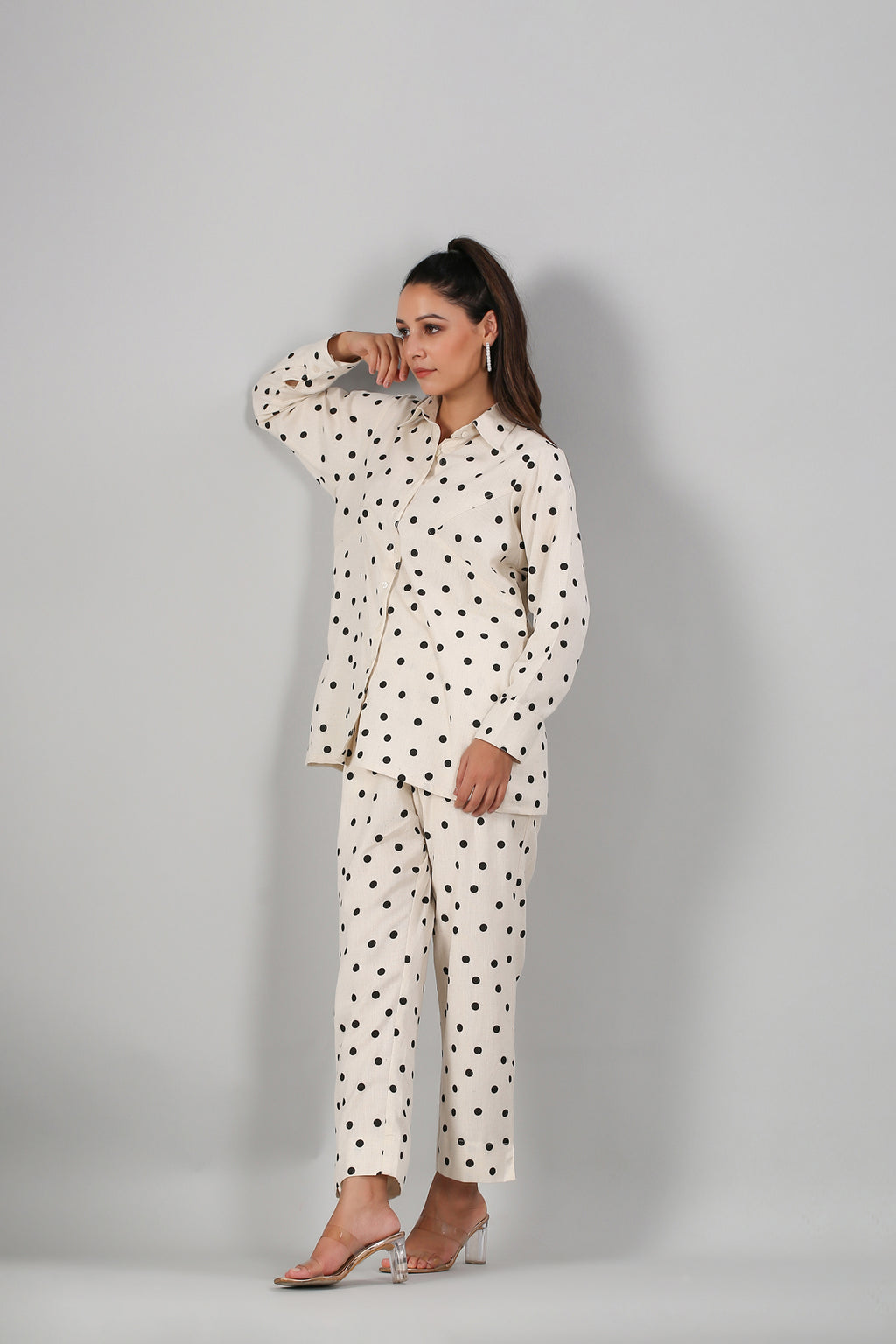 Stylish Polka Co Ord Set