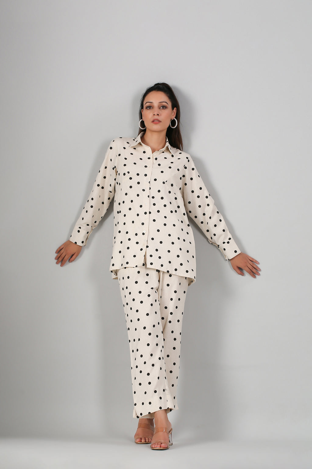 Stylish Polka Co Ord Set