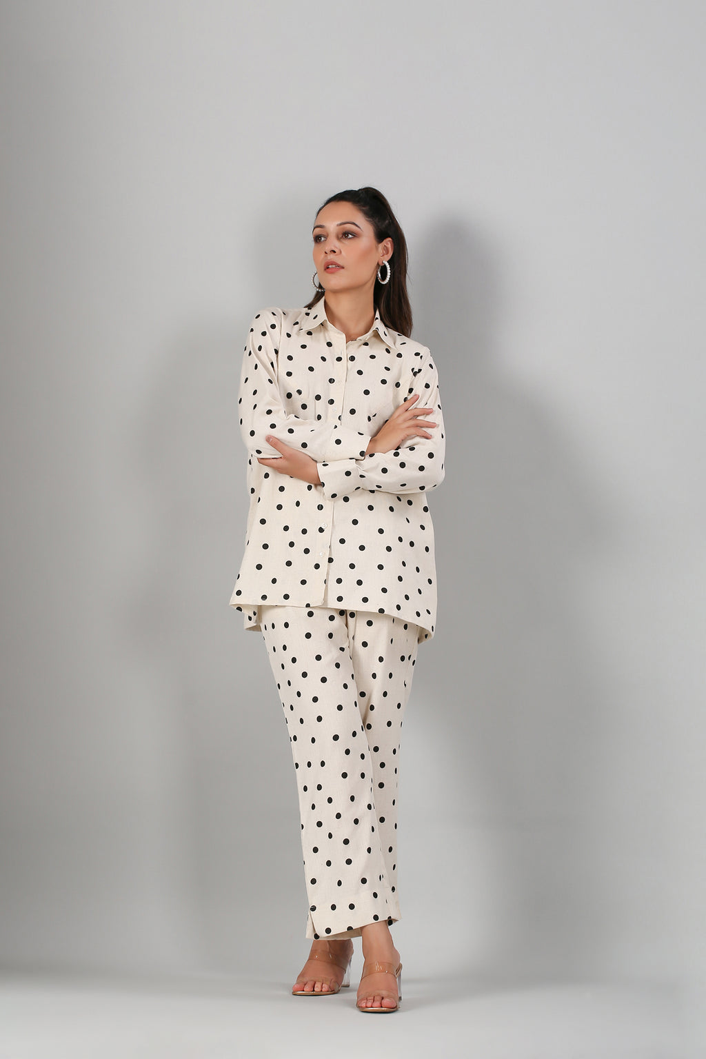 Stylish Polka Co Ord Set
