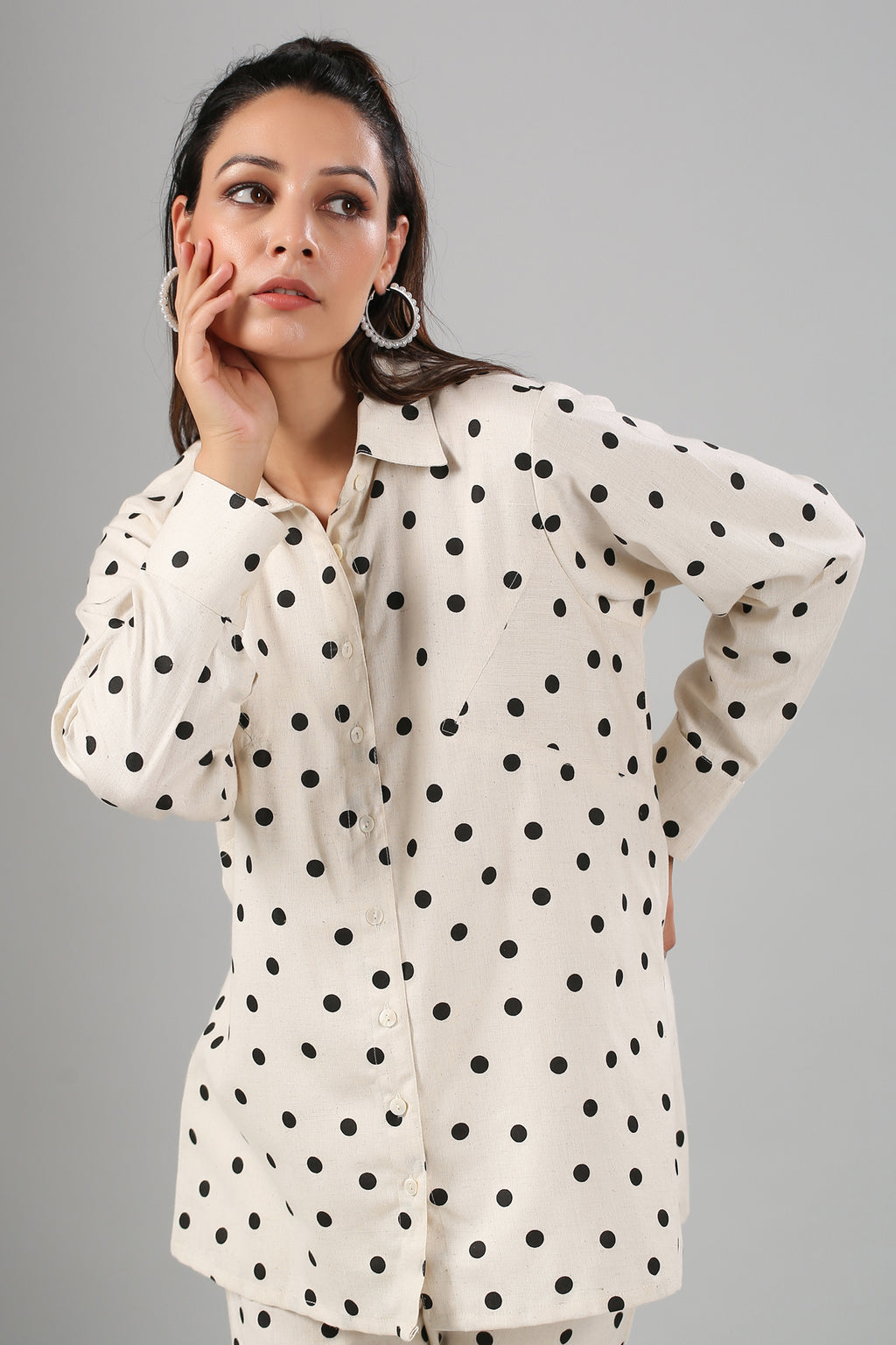 Stylish Polka Co Ord Set