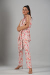 Linen pomegranate printed co-ord set