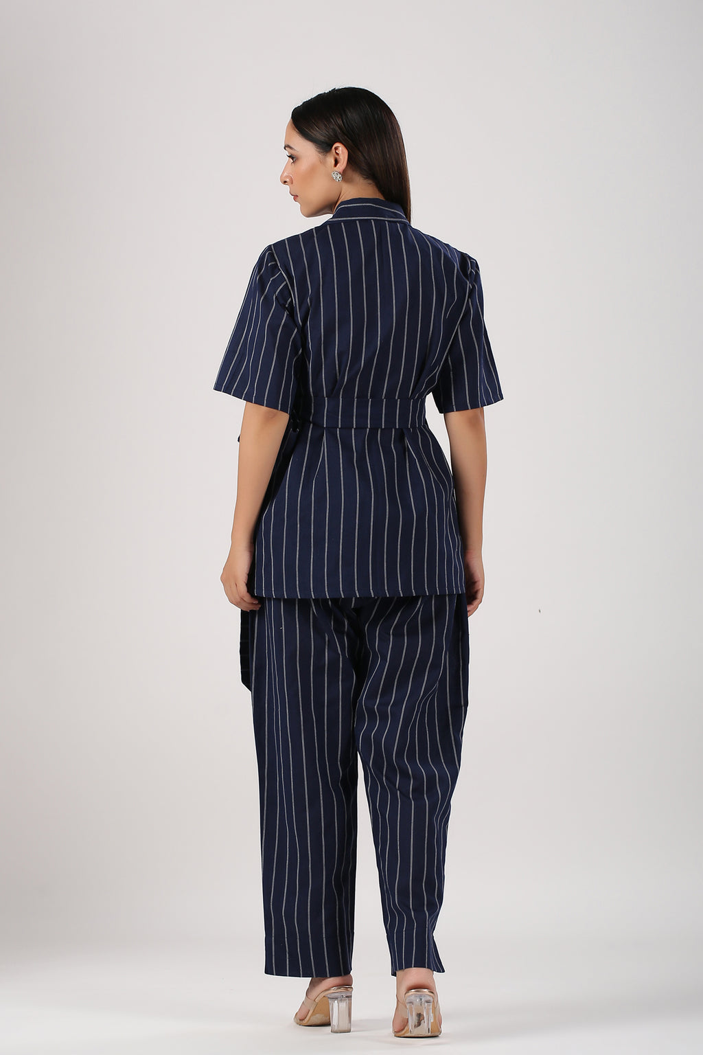 Office Stripes Blue co-ord set