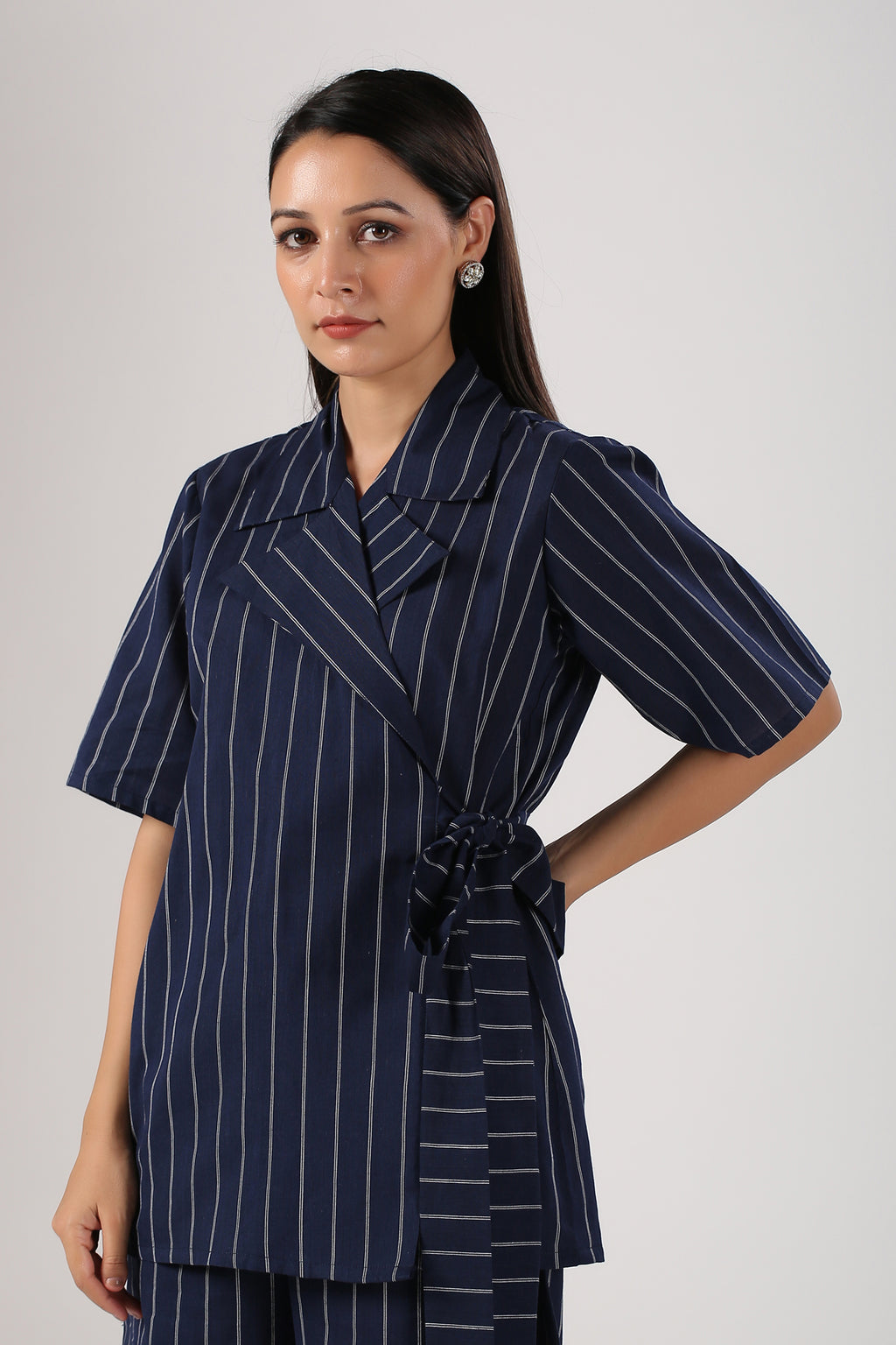 Office Stripes Blue co-ord set