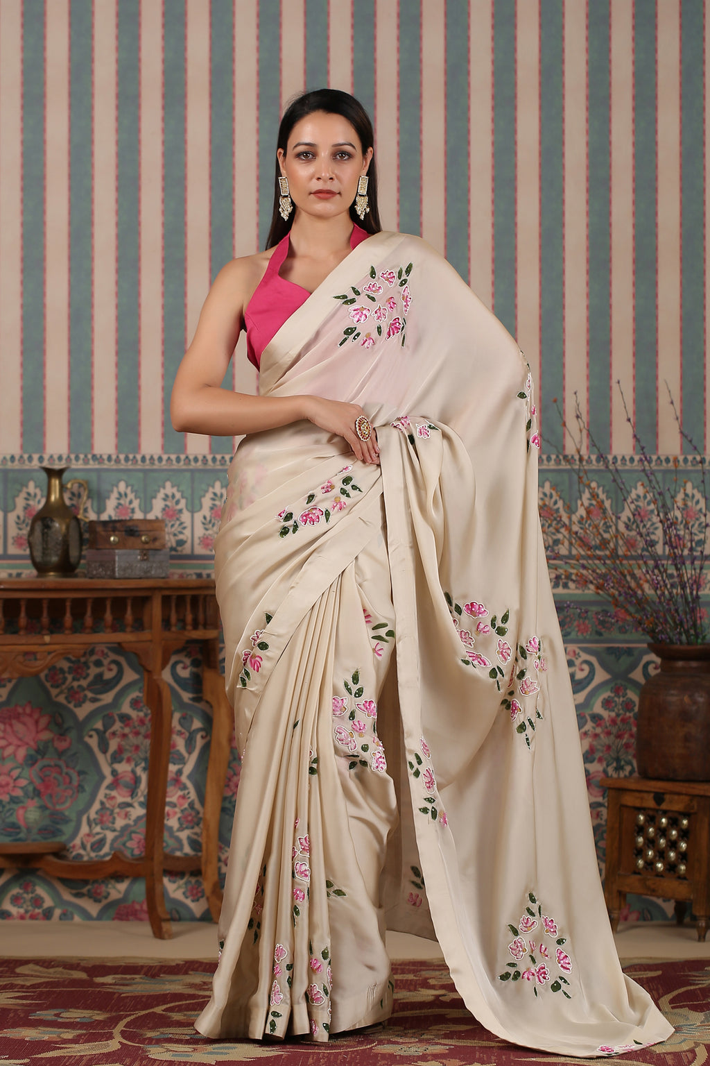 Madhurima Creamy Saree