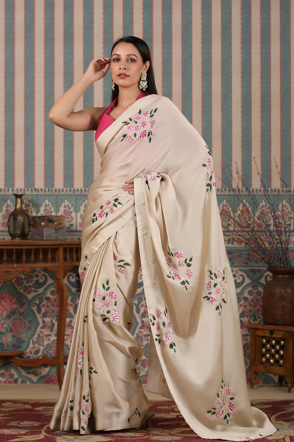 Madhurima Creamy Saree