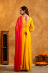 Haldi Anarkali suit