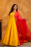 Haldi Anarkali suit