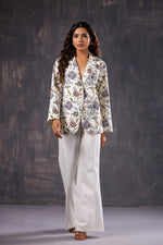 Saama printed embroidered Blazer