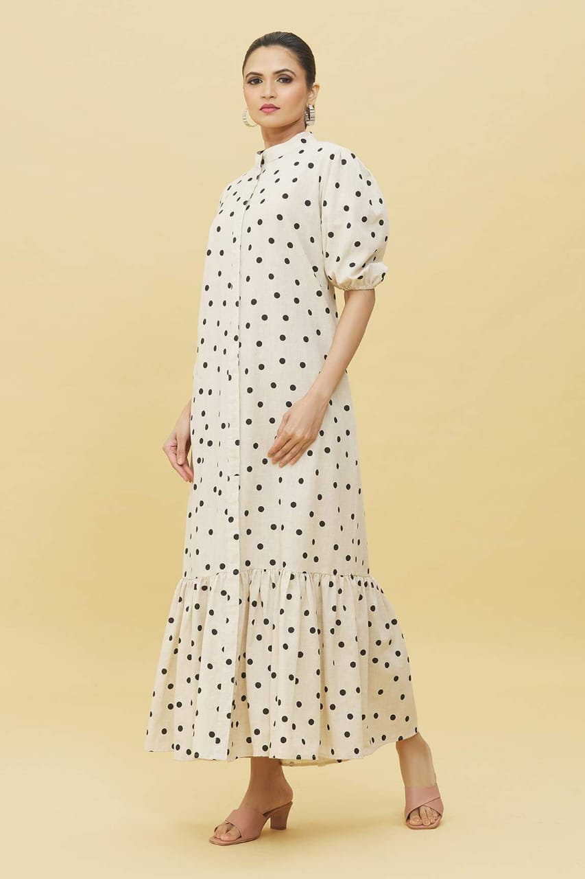 Polka Dots Midi Dress