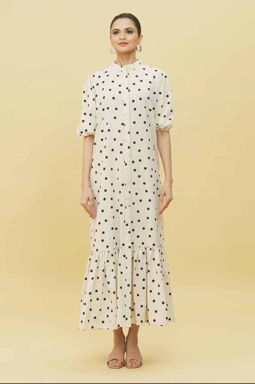 Polka Dots Midi Dress