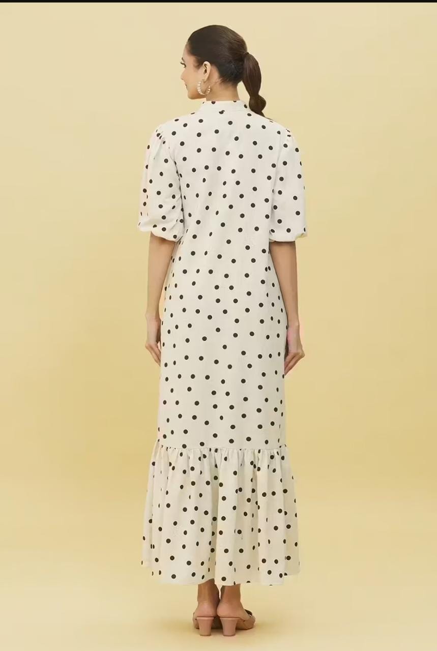 Polka Dots Midi Dress