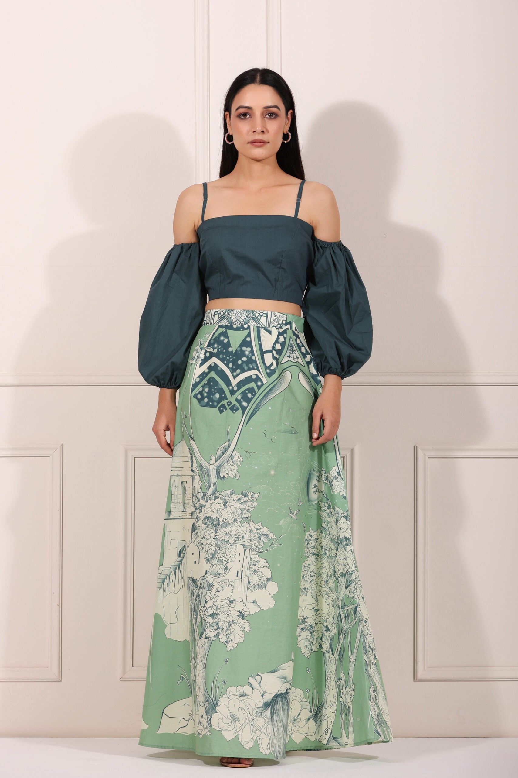 MOH  The eternal dhaga- Tales Of JAIPUR Skirt Co-ord set