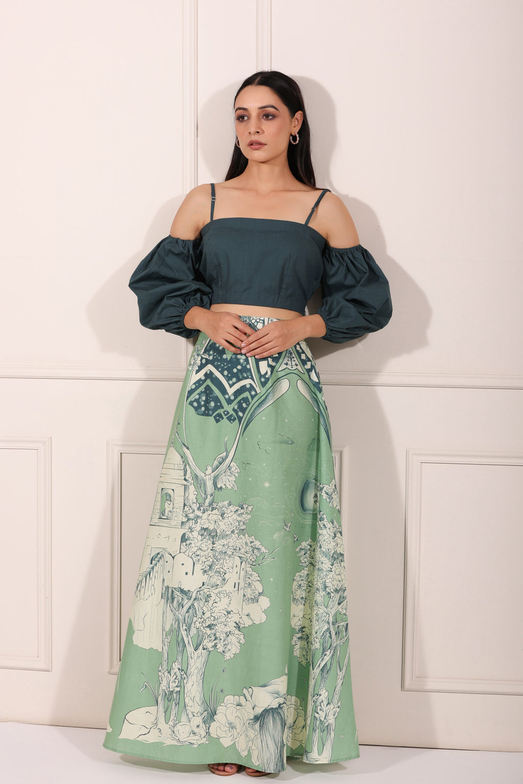 MOH  The eternal dhaga- Tales Of JAIPUR Skirt Co-ord set