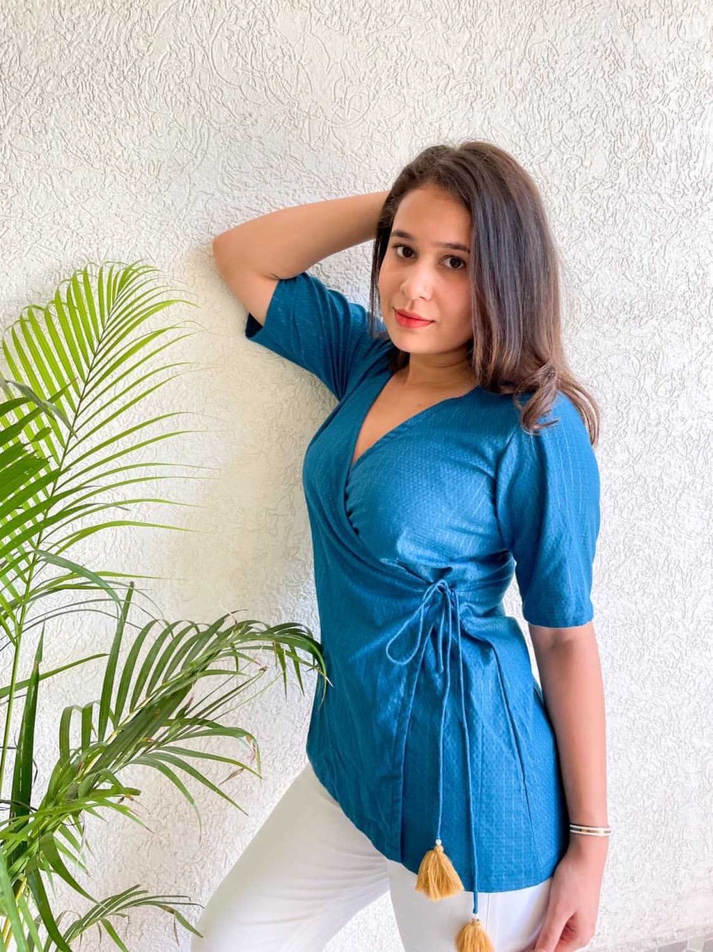 MOH  The eternal dhaga- Summer Angrakha Top