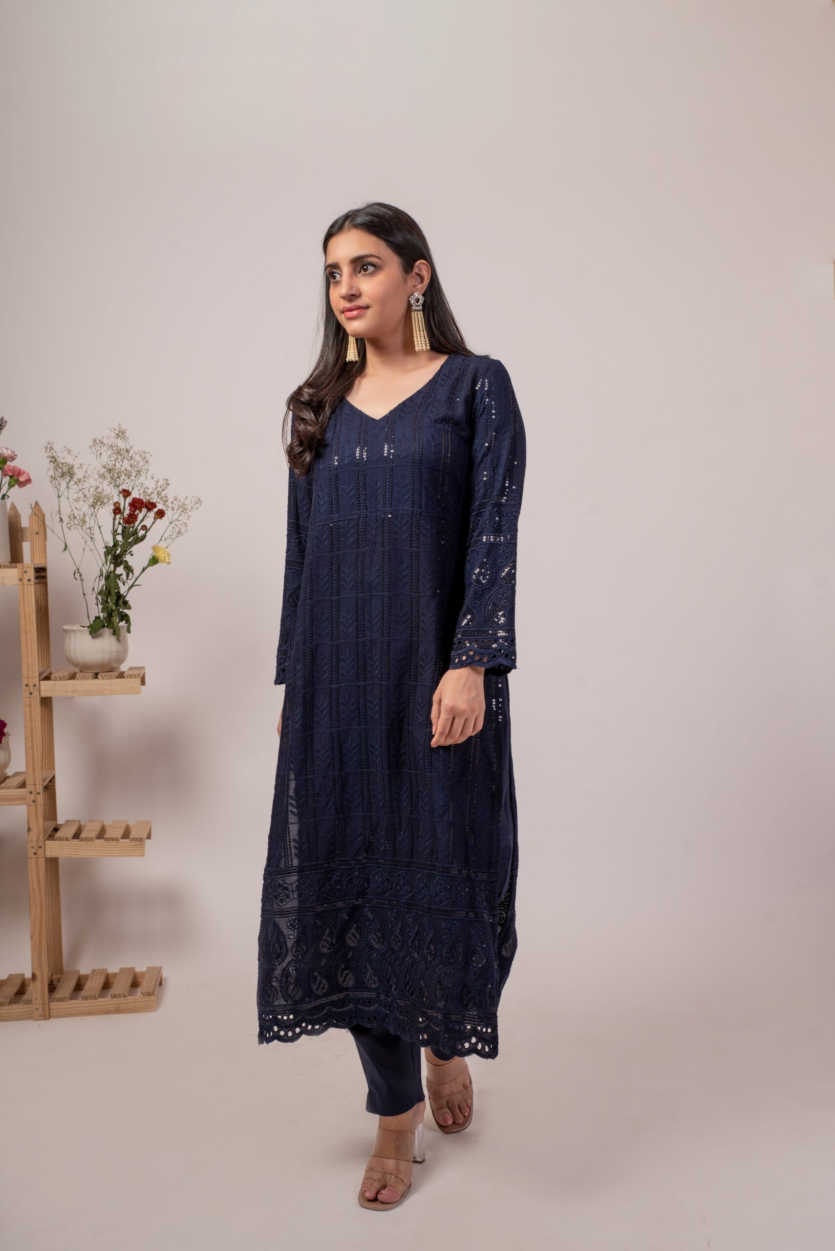 MOH The eternal dhaga – Chikankari  Suit