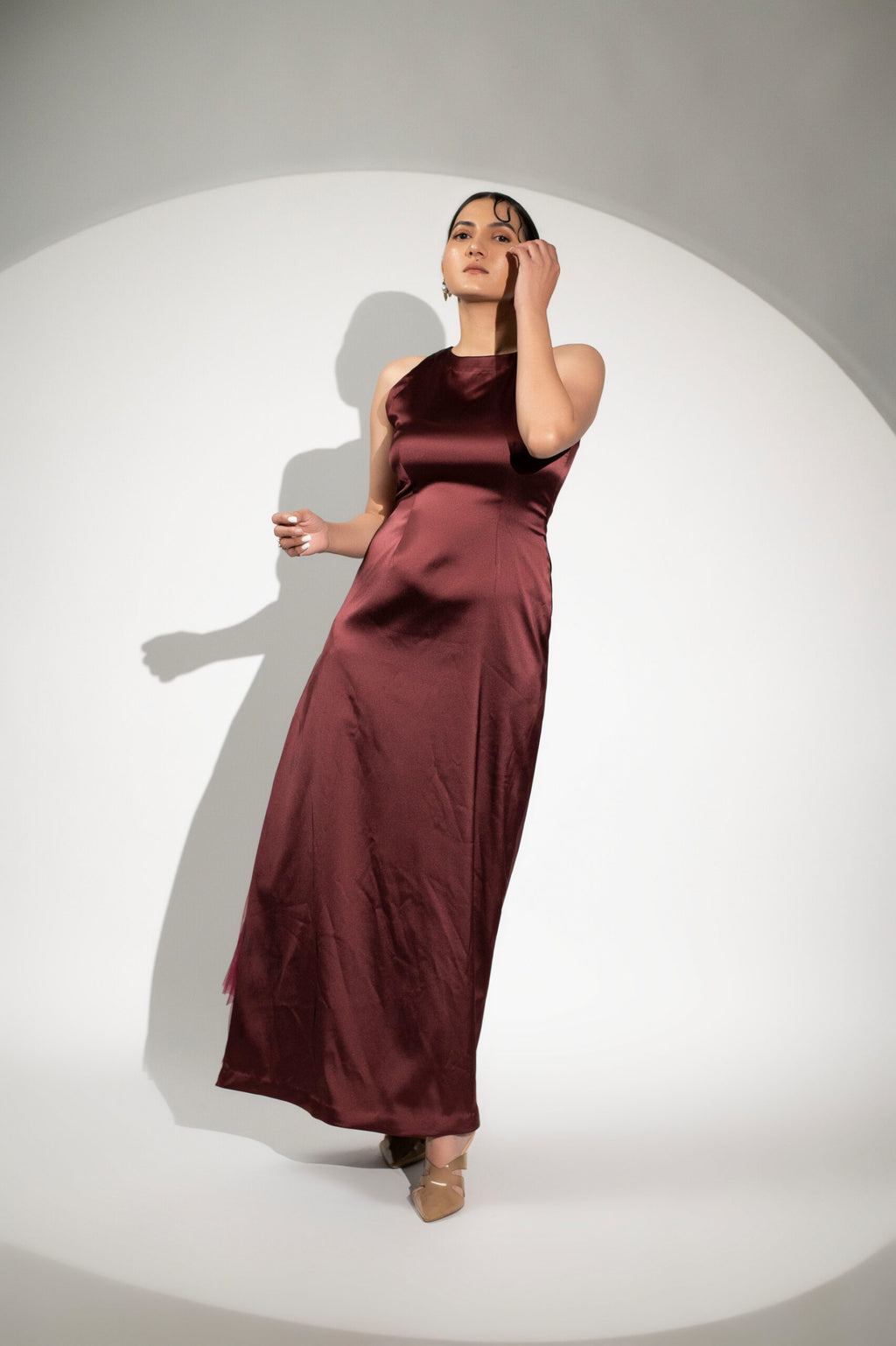 Moh The eternal dhaga –Bloora Halterneck Gown