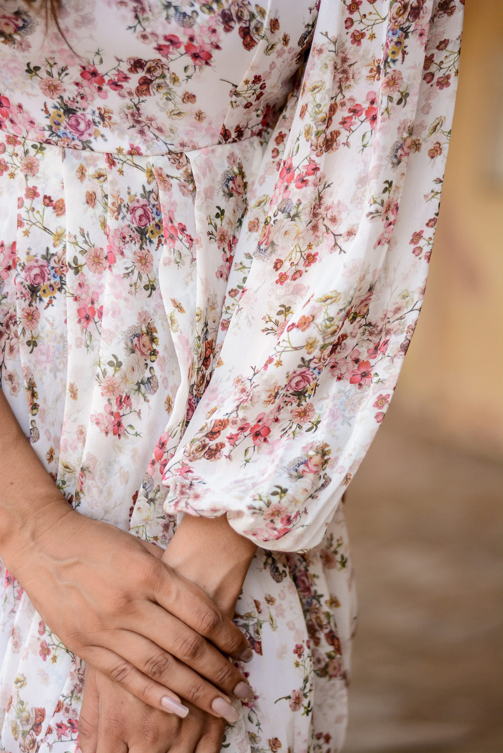 Moh  The eternal dhaga- Flowy Floral Dhoti Dress