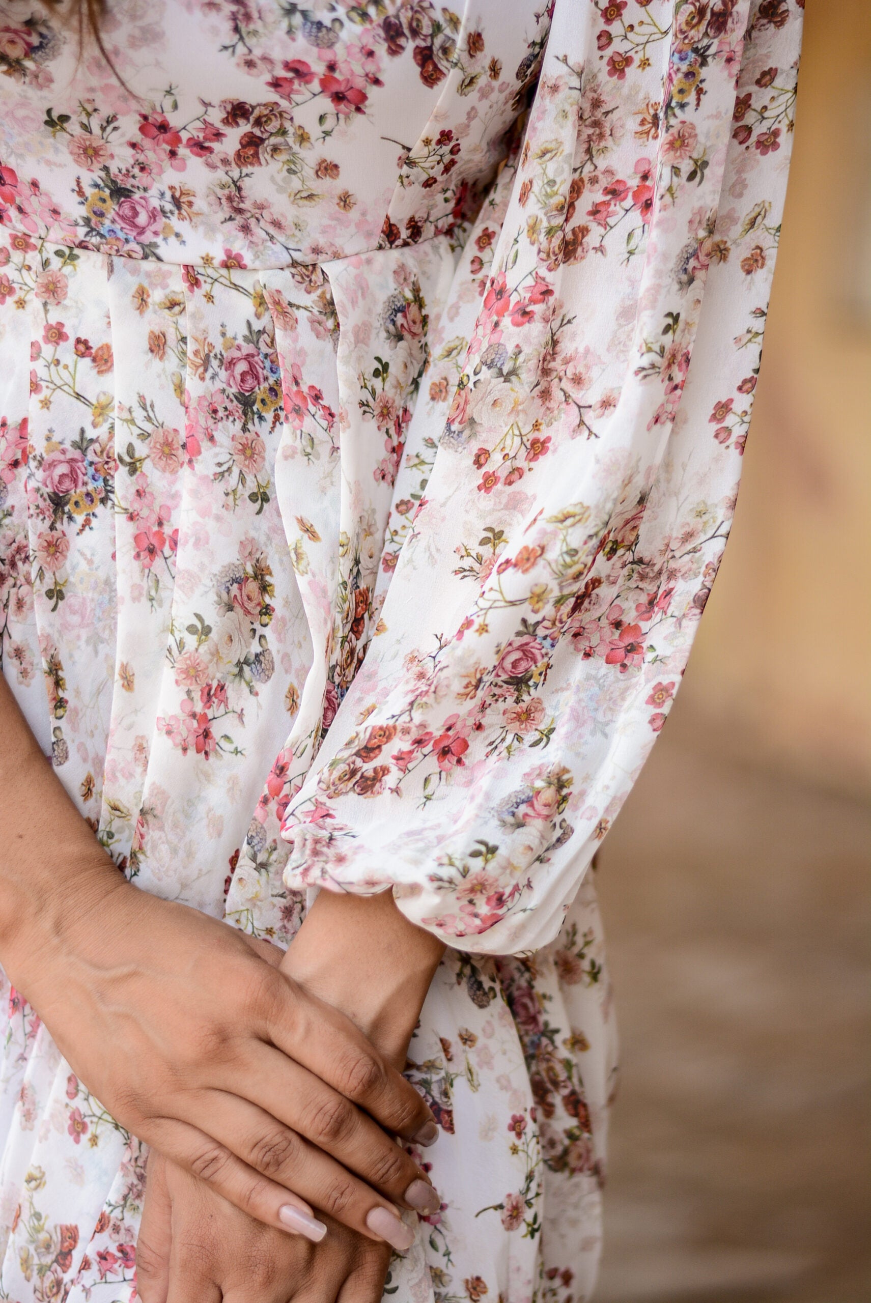 Moh  The eternal dhaga- Flowy Floral Dhoti Dress