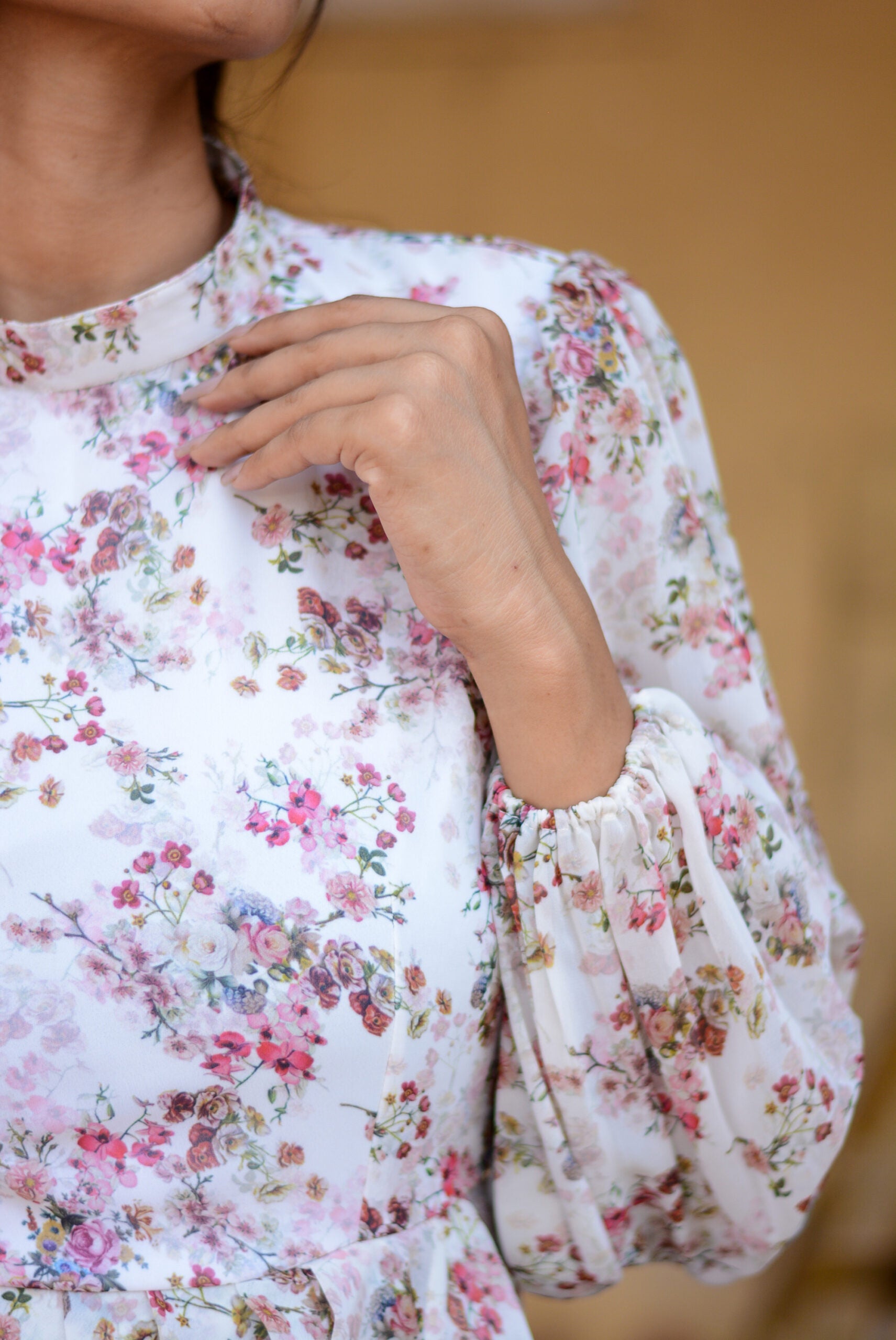 Moh  The eternal dhaga- Flowy Floral Dhoti Dress